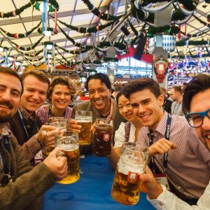 Oktoberfest-Networking der Bits and Pretzels