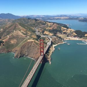 Golden Gate Bridge von oben