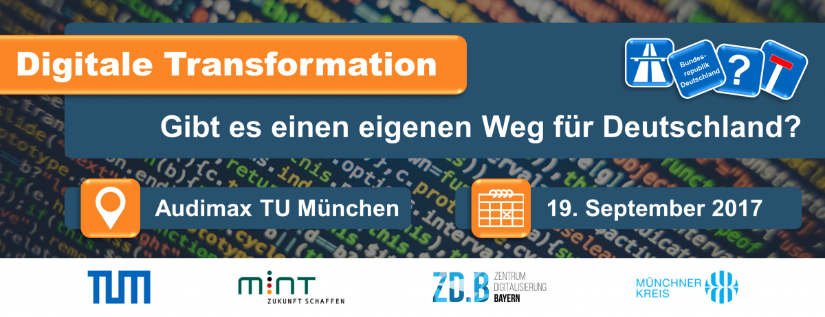 Konferenz „Digitale Transformation – Gibt es einen eigenen Weg für Deutschland?“