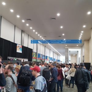 Schlangestehen bei der SXSW 2018