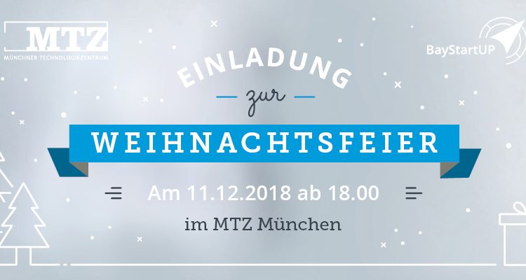 weihnachtsfeier mtz baystartup 2018