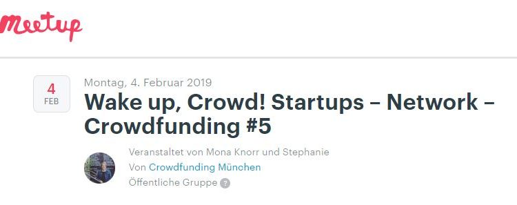 Wake up, Crowd! Startups – Network – Crowdfunding #5 mit dem Schwerpunktthema Crowdfunding Aftersales