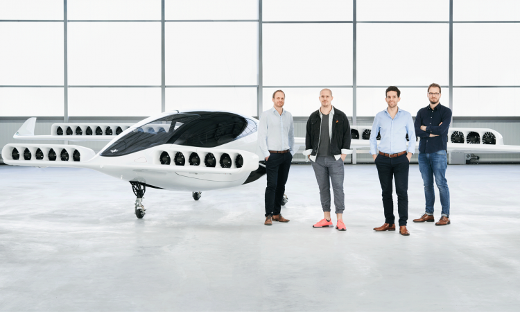 Der neue Prototyp des Flugtaxis Lilium Jet