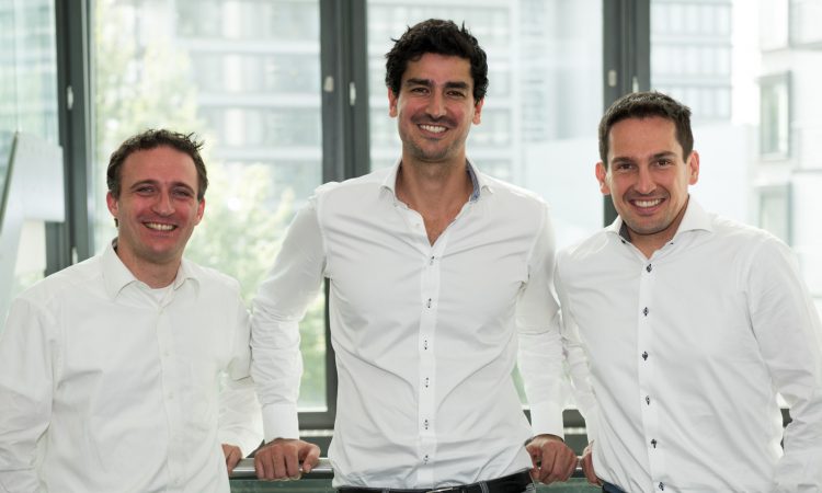 Die Gründer der Global Savings Group: Andreas Fruth, Gerhard Trautmann und Adrian Renner (v.l.), Cashback