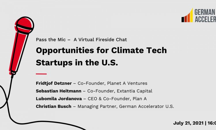 Pass the Mic - Opportunities for Climate Tech Startups in the U.S.