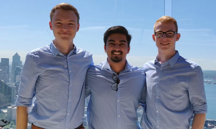 Die Convaise-Gründer Jakob von der Haar (CPO), Tushaar Bhatt (CEO) und Stefan Zitzlsperger (CTO) (v.l.)