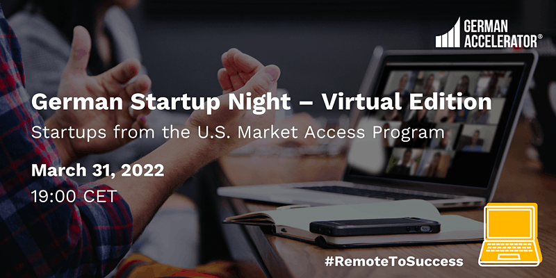 German Startup Night - Virtual Edition - U.S.