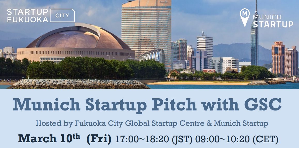 Munich Startup Pitch with GSC Fukuoka