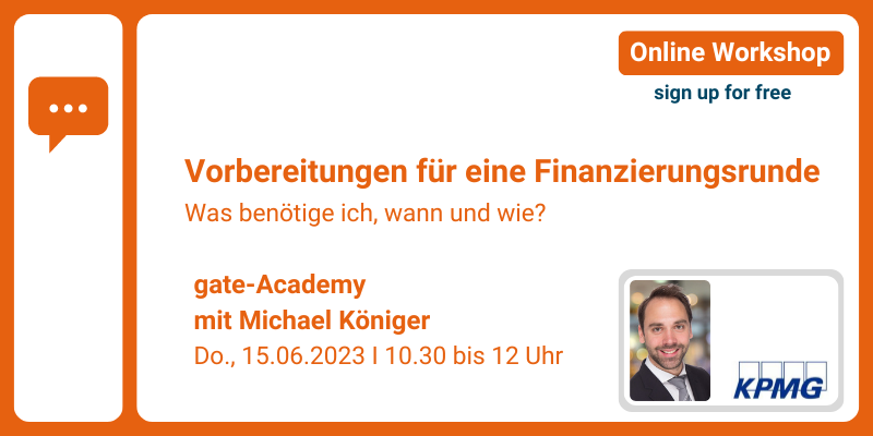 gate-Academy: Vorbereitungen für eine Finanzierungsrunde