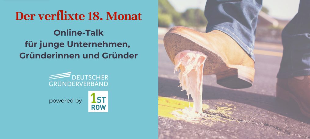 Der verflixte 18. Monat - Online Talk für junge Unternehmen und GründerInnen